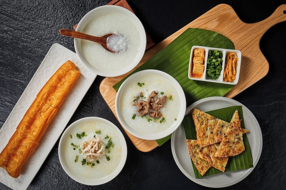 뷔페 아침 식사