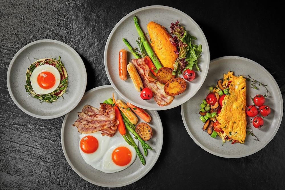 뷔페 아침 식사