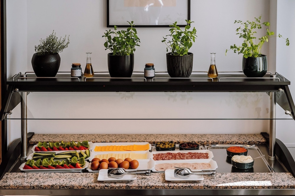 뷔페 아침 식사