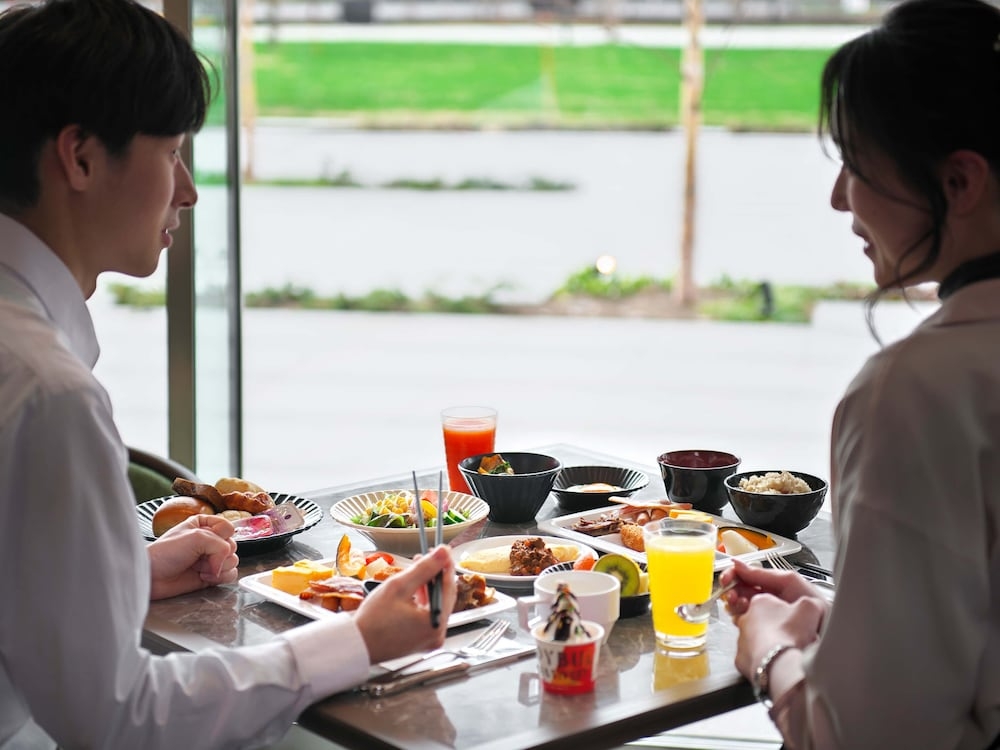 뷔페 아침 식사