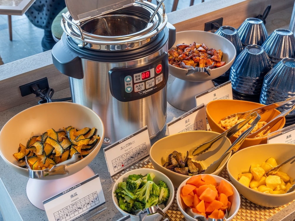 뷔페 아침 식사