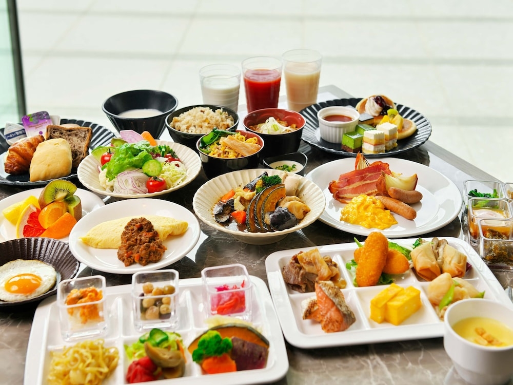 뷔페 아침 식사