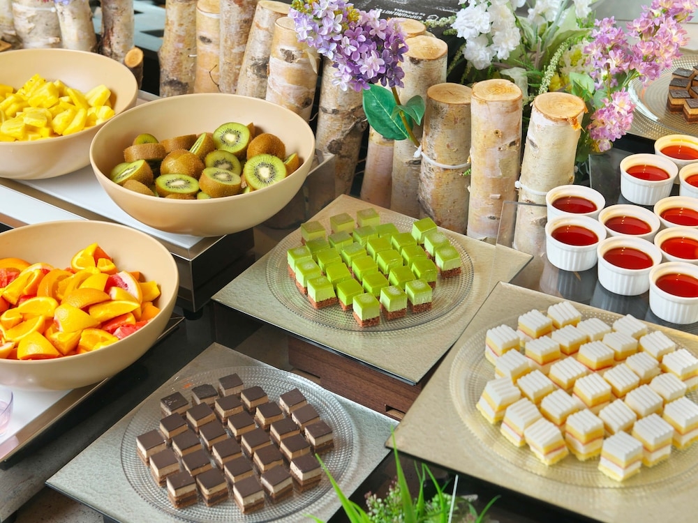 뷔페 아침 식사