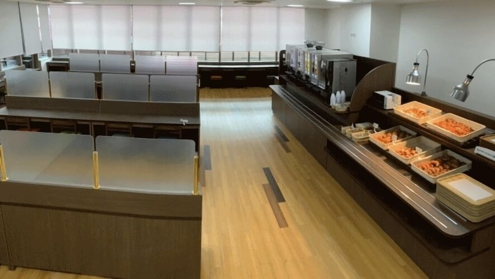 뷔페 아침 식사