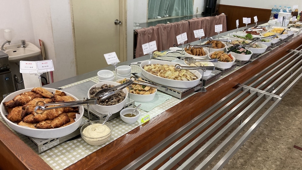 뷔페 아침 식사