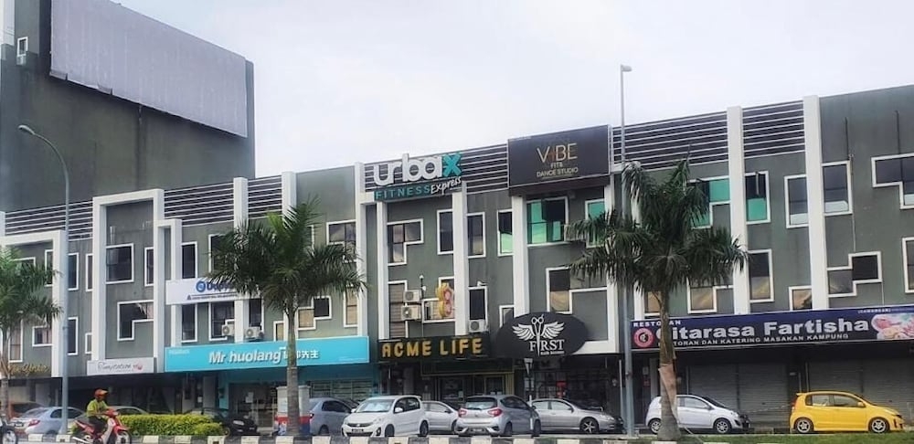 숙박 시설에서 보는 시내 전망