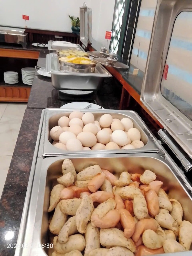 뷔페 아침 식사