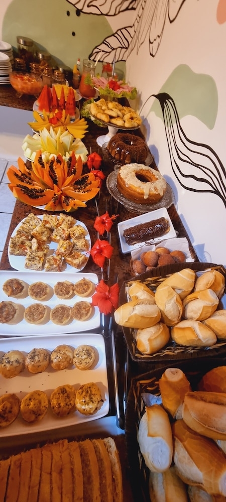 뷔페 아침 식사