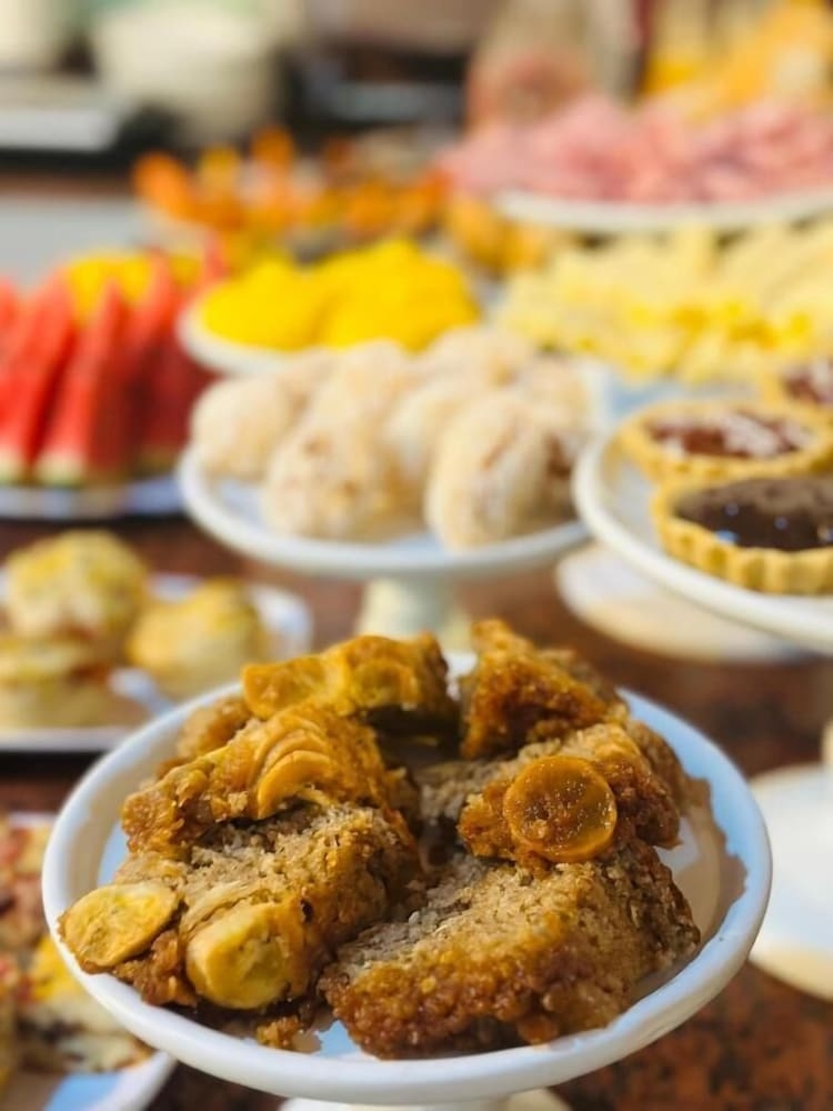 뷔페 아침 식사