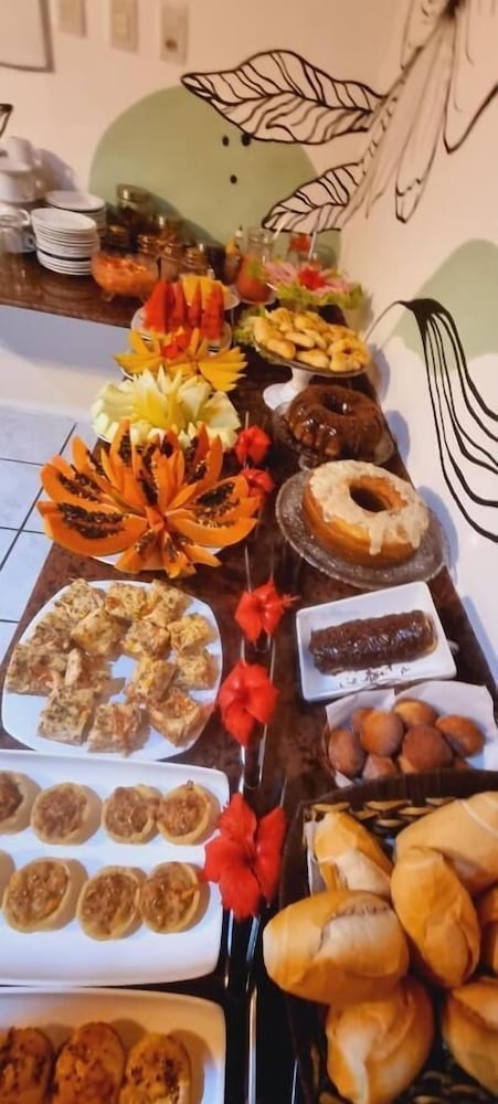 뷔페 아침 식사