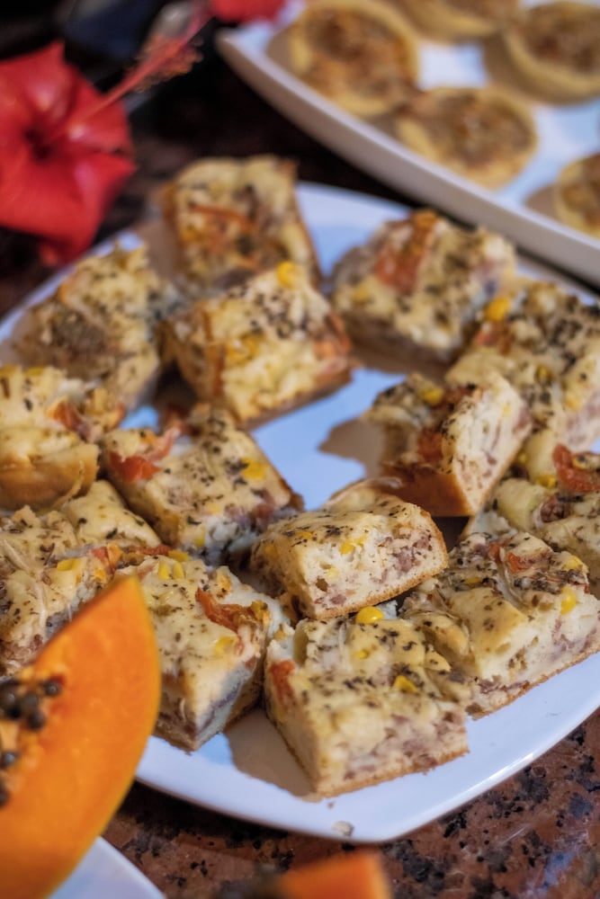 뷔페 아침 식사