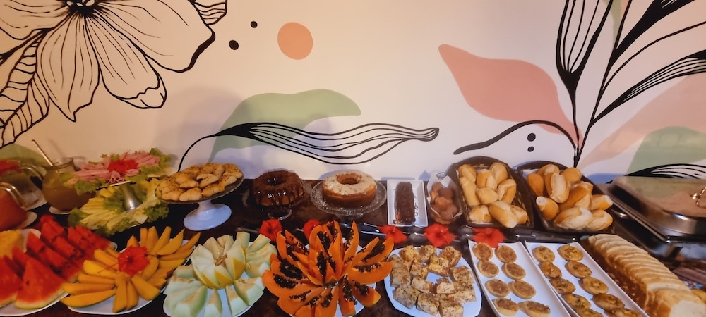 뷔페 아침 식사