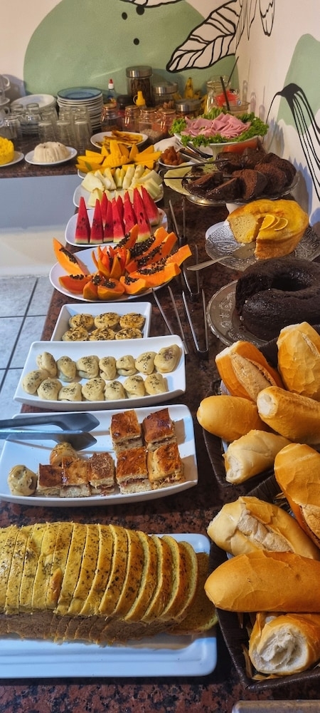 뷔페 아침 식사