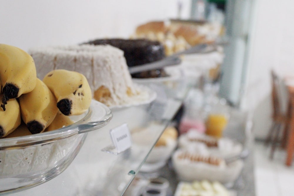 뷔페 아침 식사