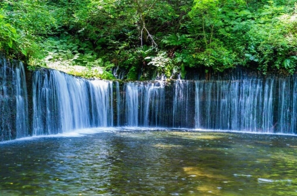 숙박 시설에서 보는 주변 전망