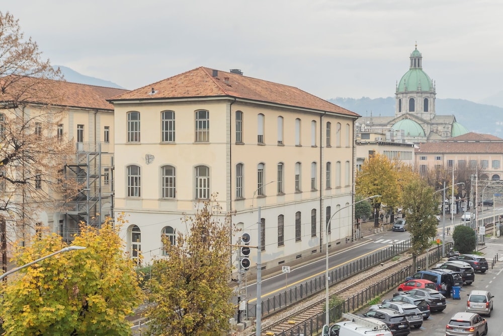 숙박 시설에서 보는 시내 전망