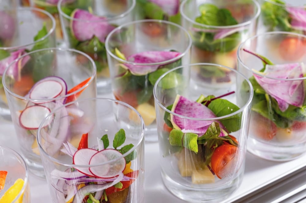 뷔페 아침 식사