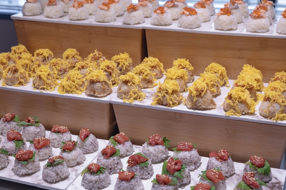 뷔페 아침 식사