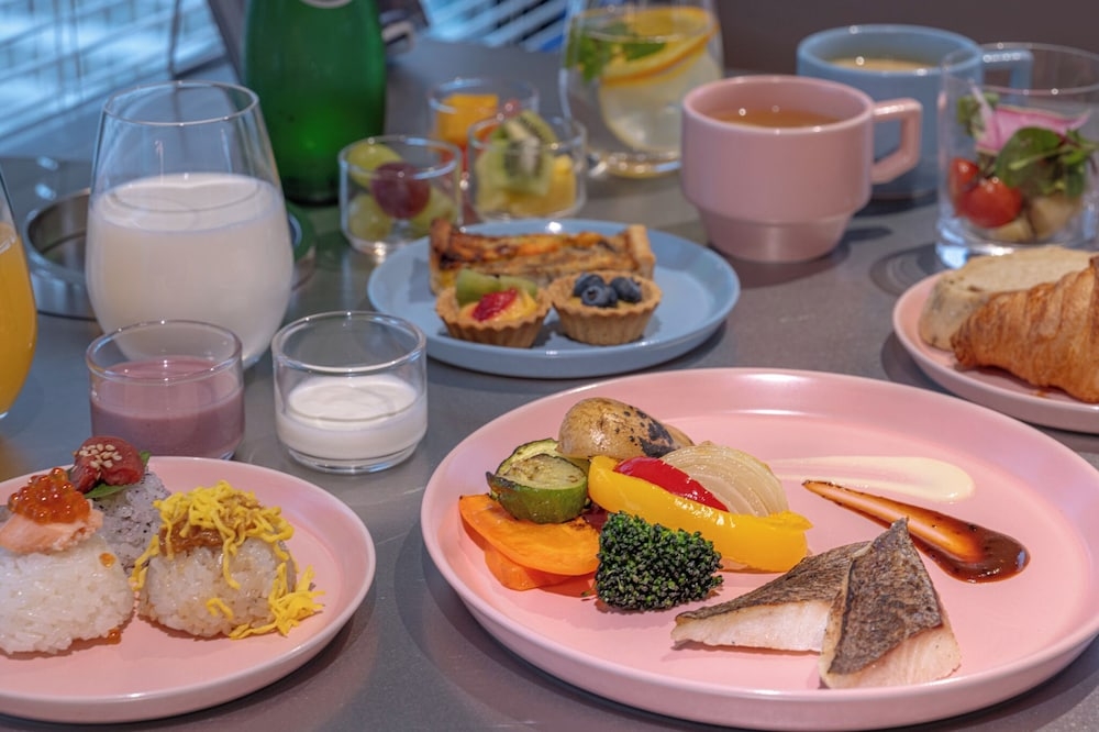 뷔페 아침 식사