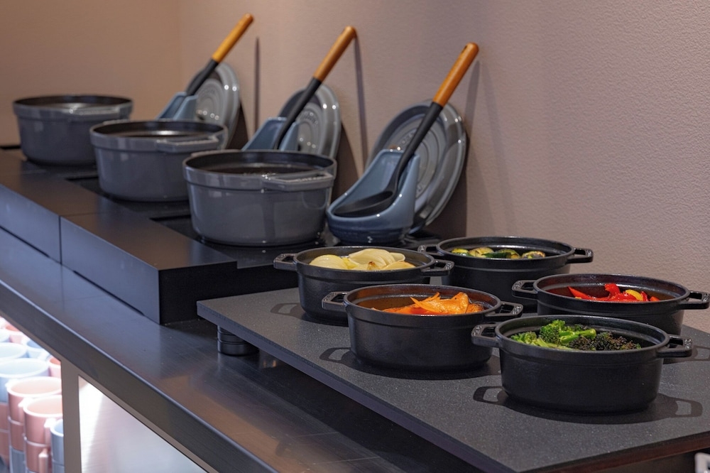 뷔페 아침 식사