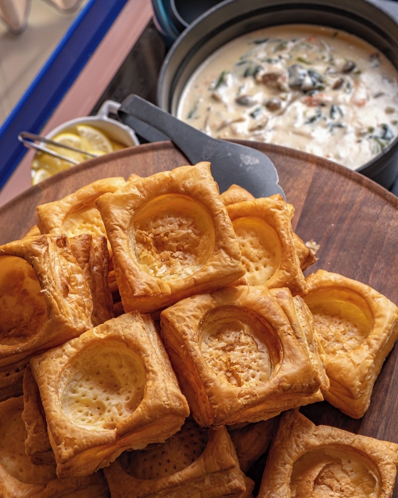 뷔페 아침 식사