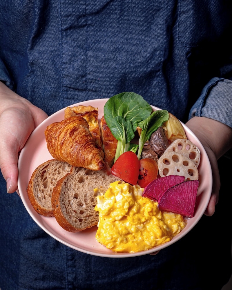 뷔페 아침 식사