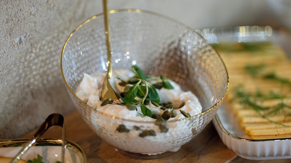 뷔페 아침 식사