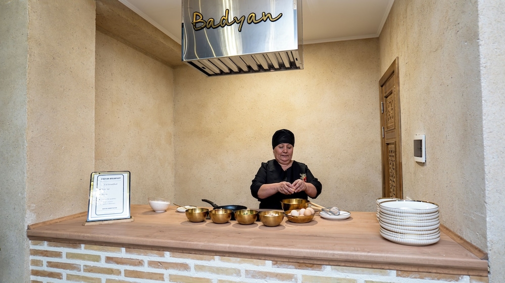 뷔페 아침 식사