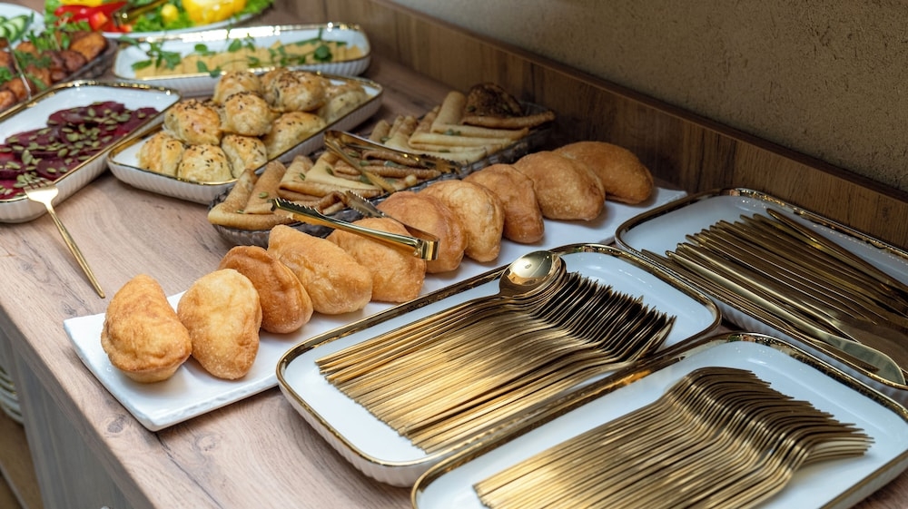 뷔페 아침 식사