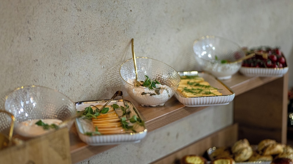 뷔페 아침 식사