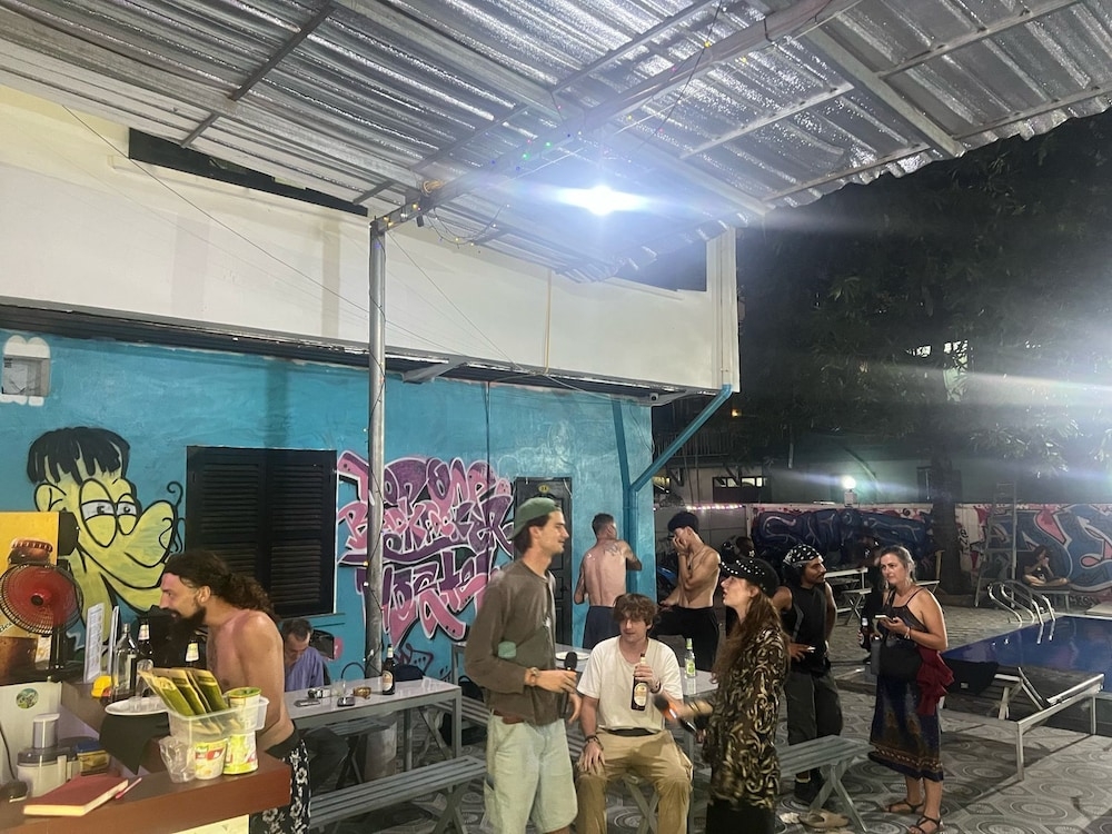 숙박 시설에서 보는 주변 전망