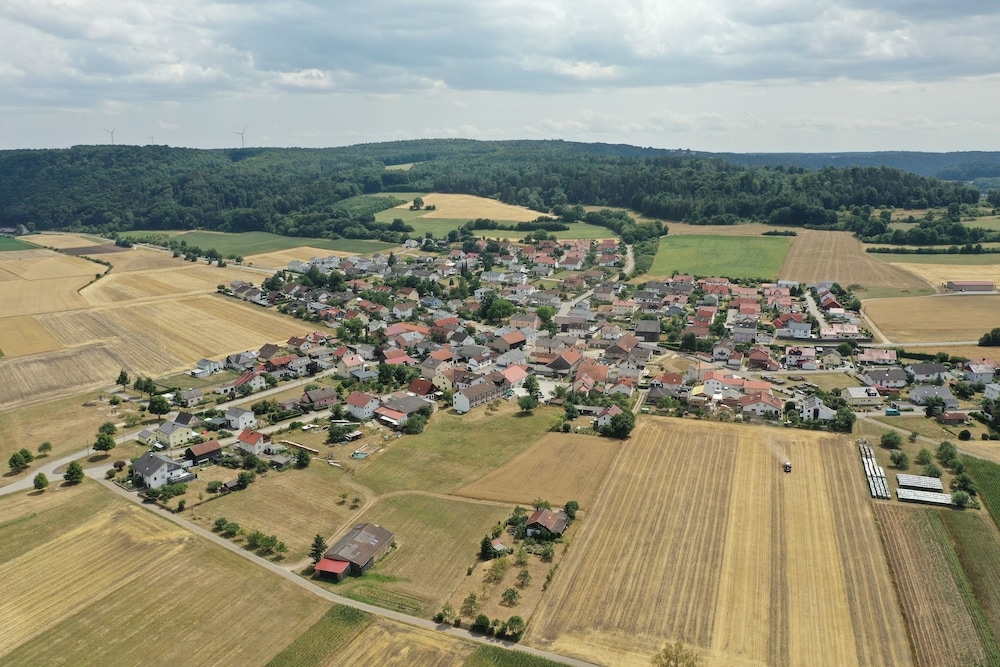 숙박 시설에서 보는 주변 전망