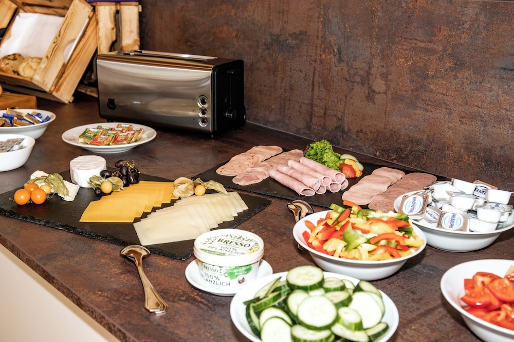 뷔페 아침 식사