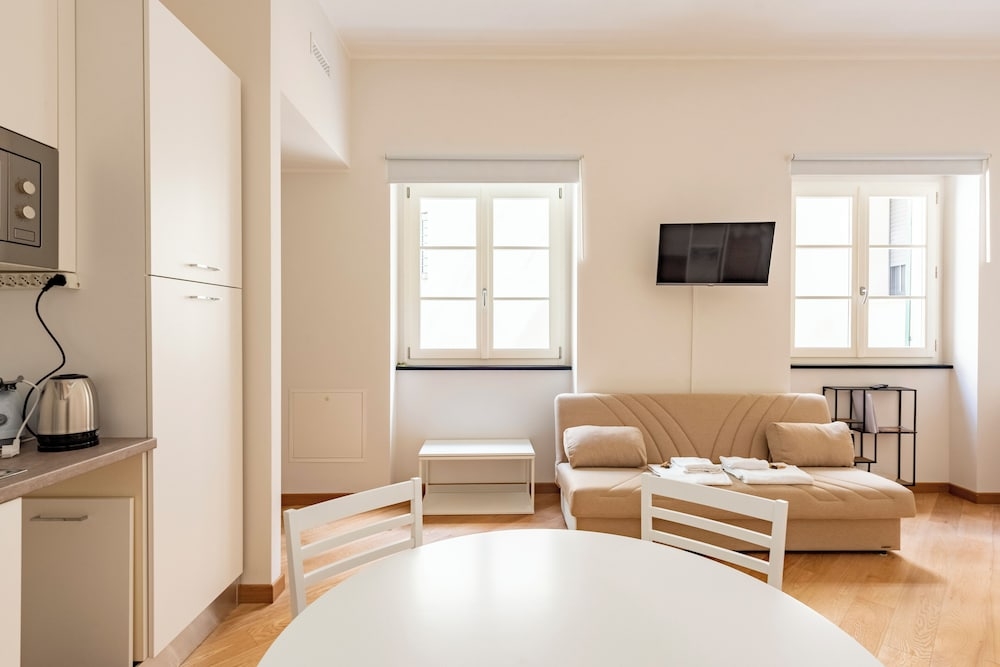 숙박 시설에서 보는 시내 전망