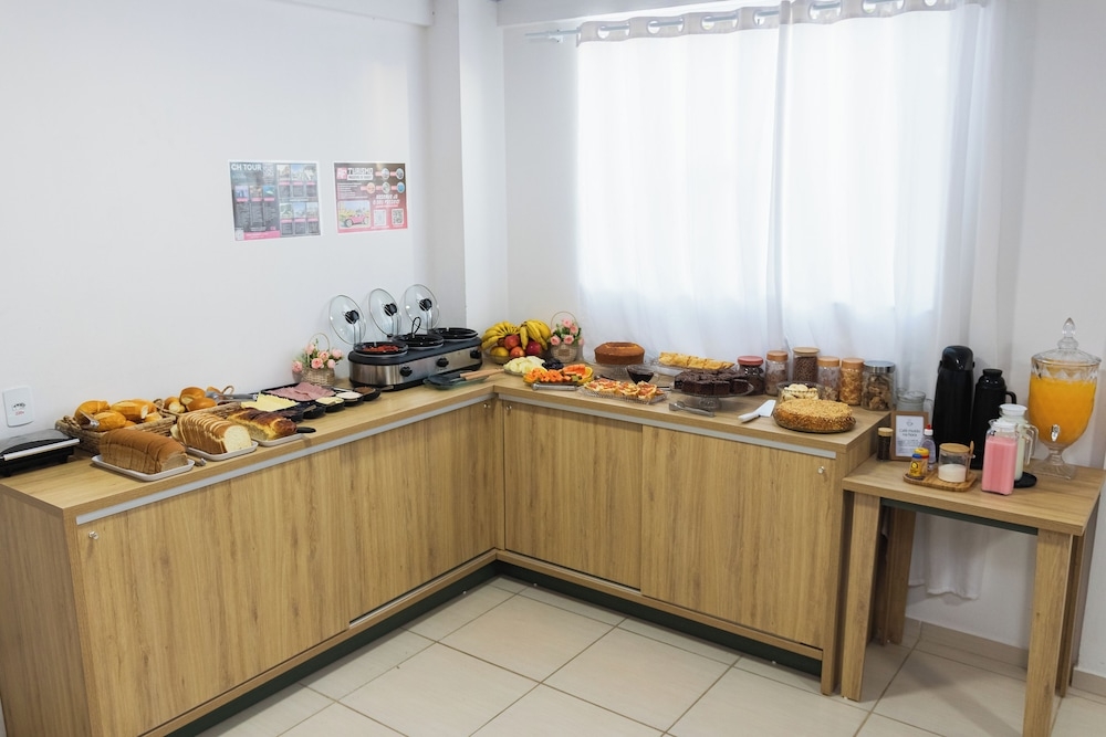 뷔페 아침 식사