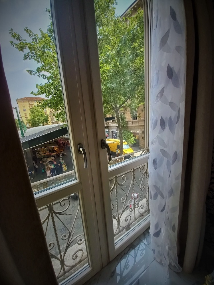 숙박 시설에서 보는 시내 전망