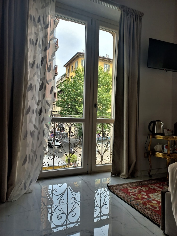 숙박 시설에서 보는 시내 전망