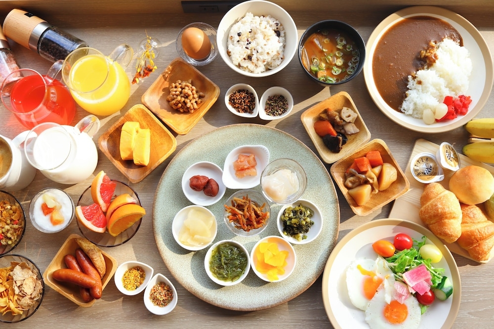 뷔페 아침 식사