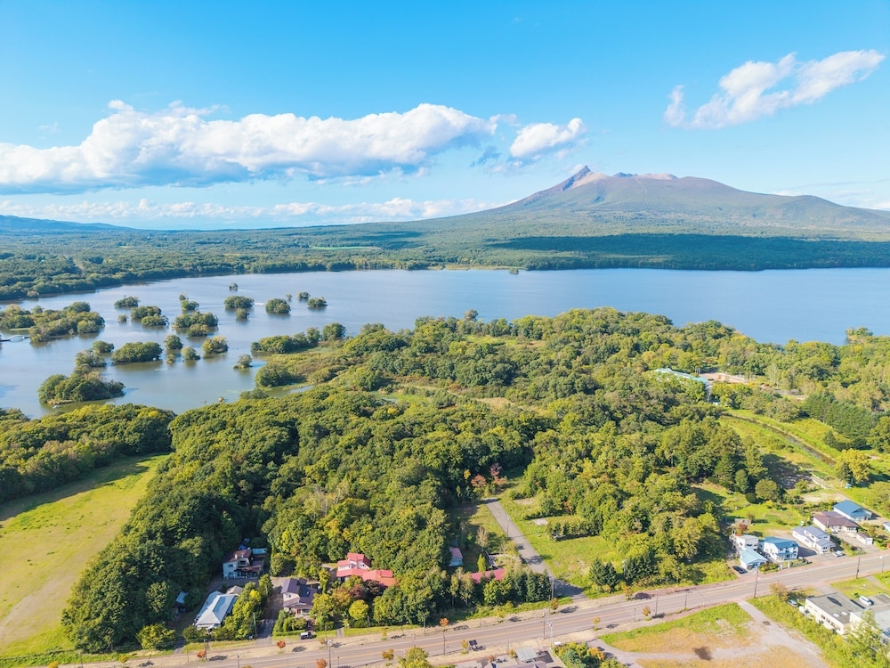 숙박 시설에서 보는 주변 전망