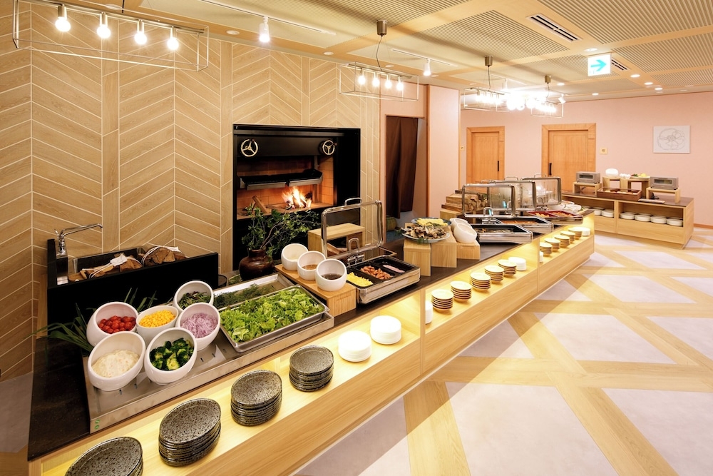 뷔페 아침 식사