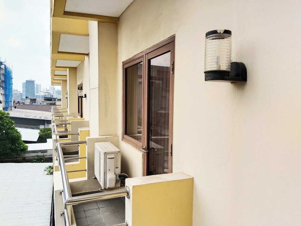 숙박 시설에서 보는 시내 전망