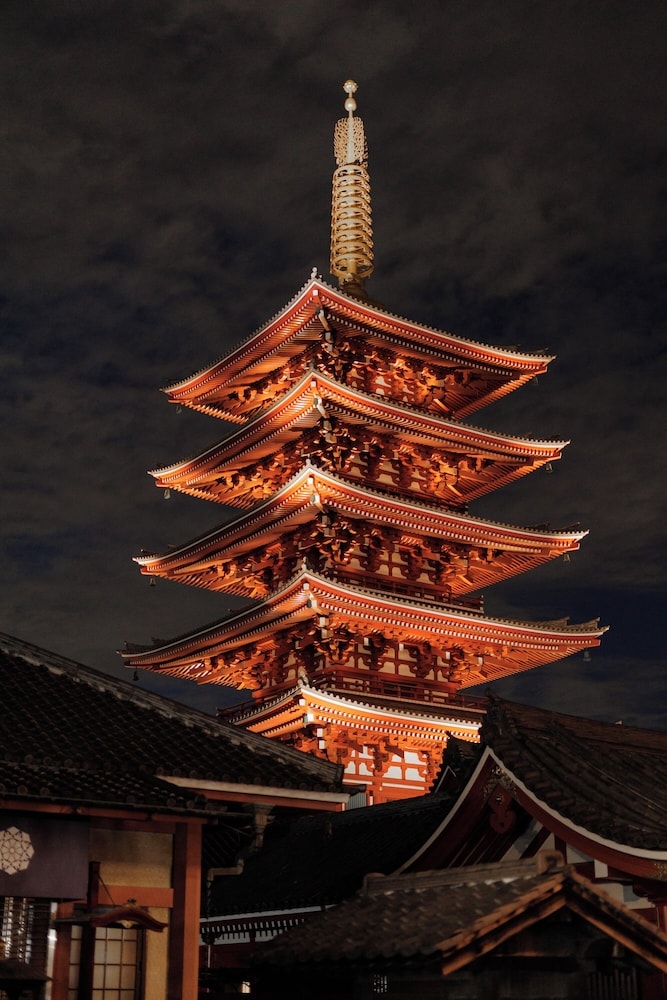 숙박 시설에서 보는 시내 전망