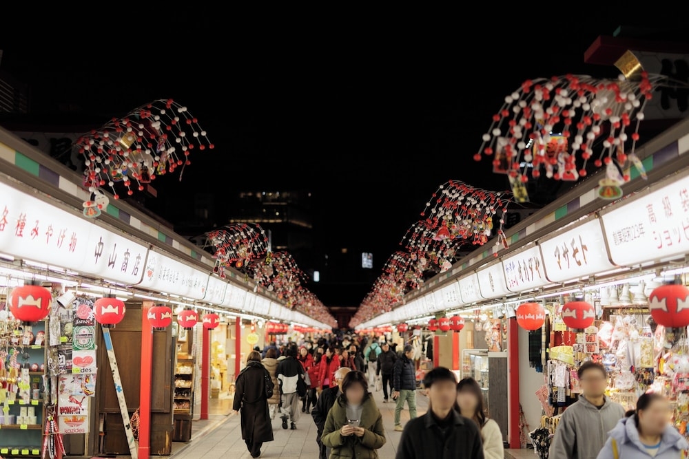 숙박 시설에서 보는 시내 전망