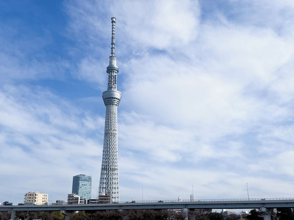 숙박 시설에서 보는 시내 전망