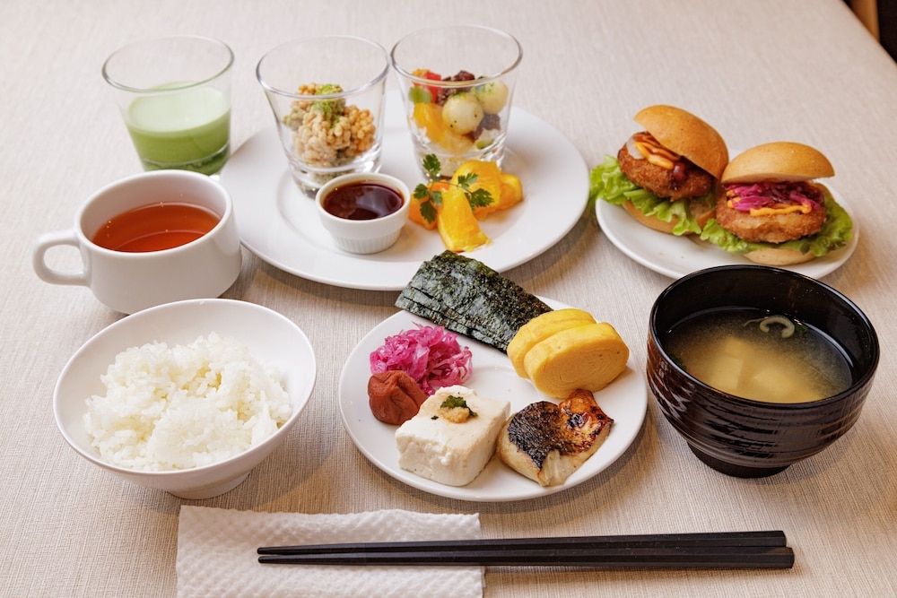 뷔페 아침 식사