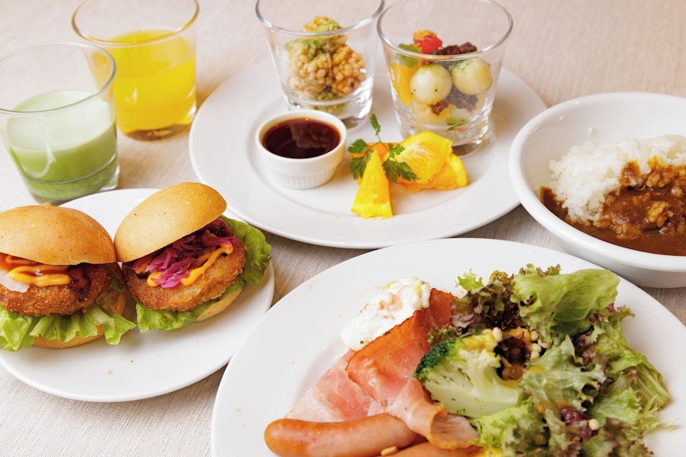 뷔페 아침 식사