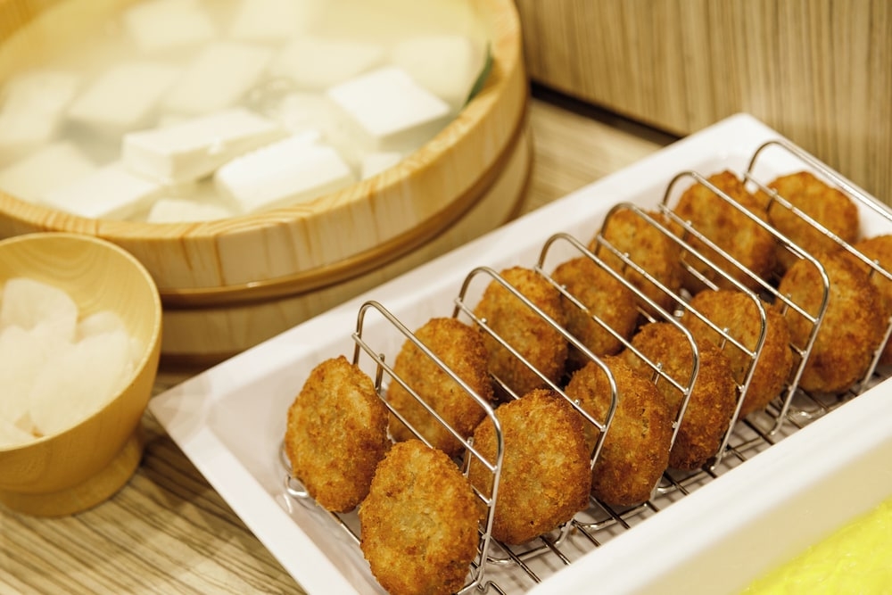 뷔페 아침 식사