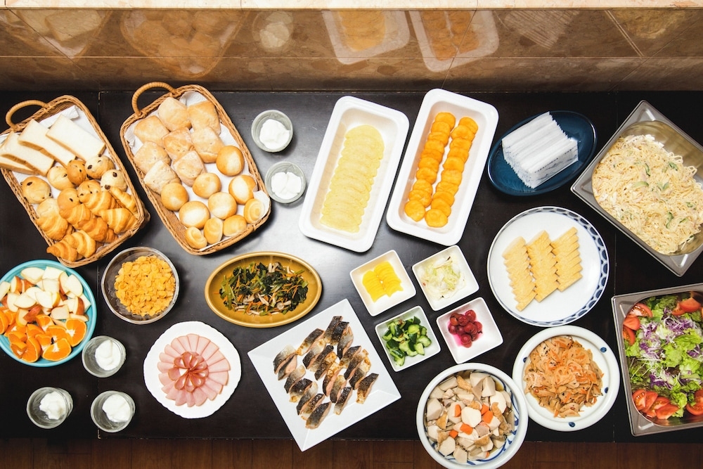 뷔페 아침 식사