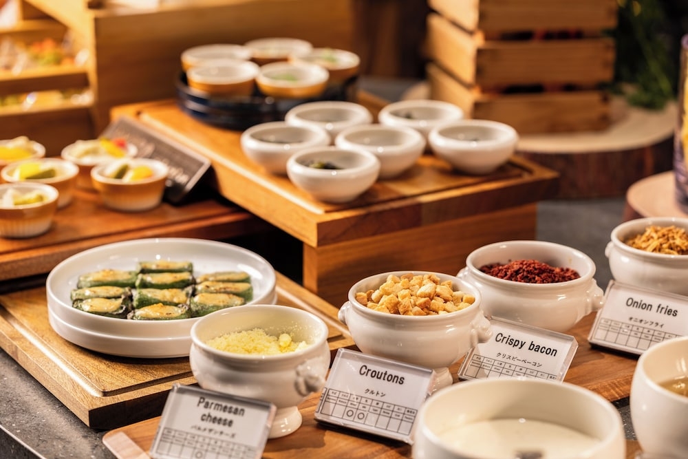 뷔페 아침 식사