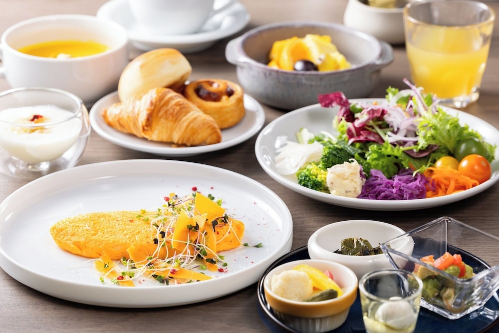 뷔페 아침 식사